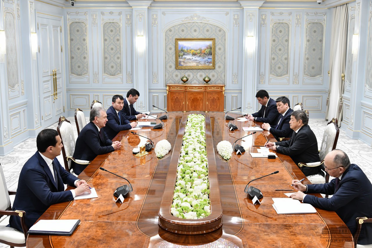 Мирзиёев и премьер Кыргызстана обсудили строительство Камбаратинской ГЭС-1