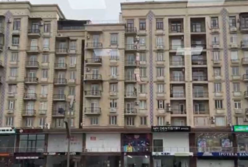 На новостройке в Ташкенте якобы появилась трещина после землетрясения (видео)