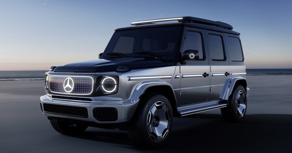 Mercedes показал, как электрический «Гелик» поднимается по лестнице и скалам