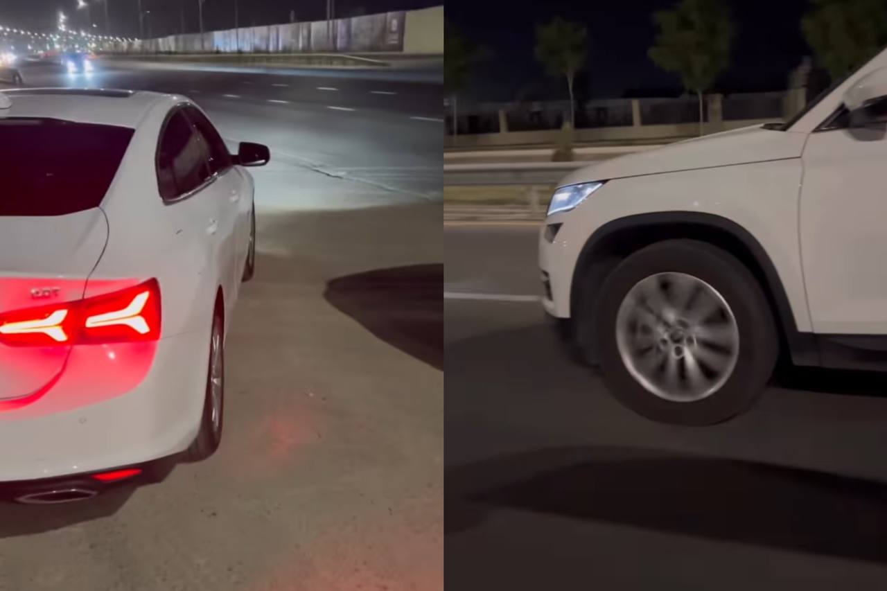 В Ташкенте провели гонку между Chevrolet Malibu-2 и Skoda Kodiaq — видео