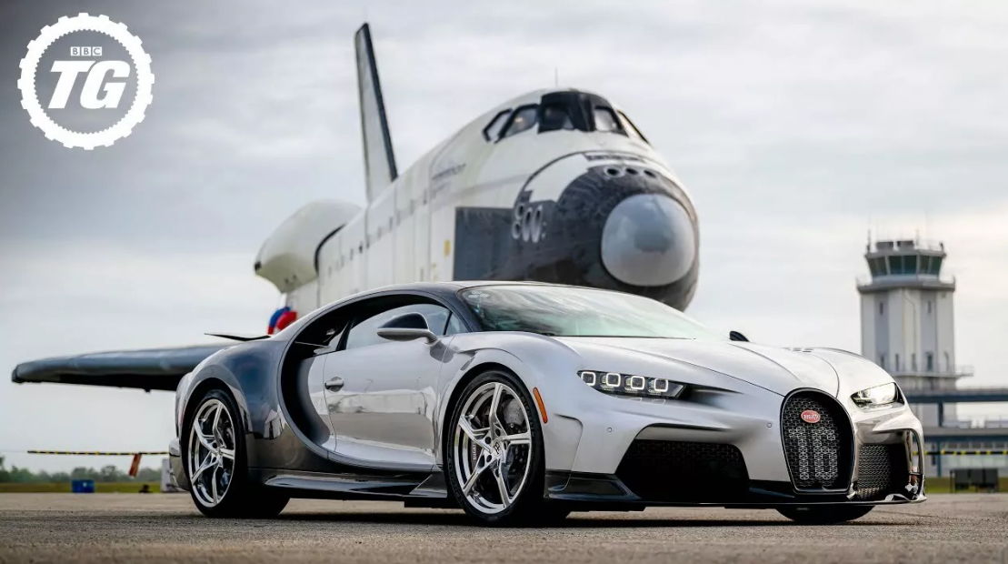 Bugatti Chiron Super Sport решили сравнить с космическим шаттлом NASA