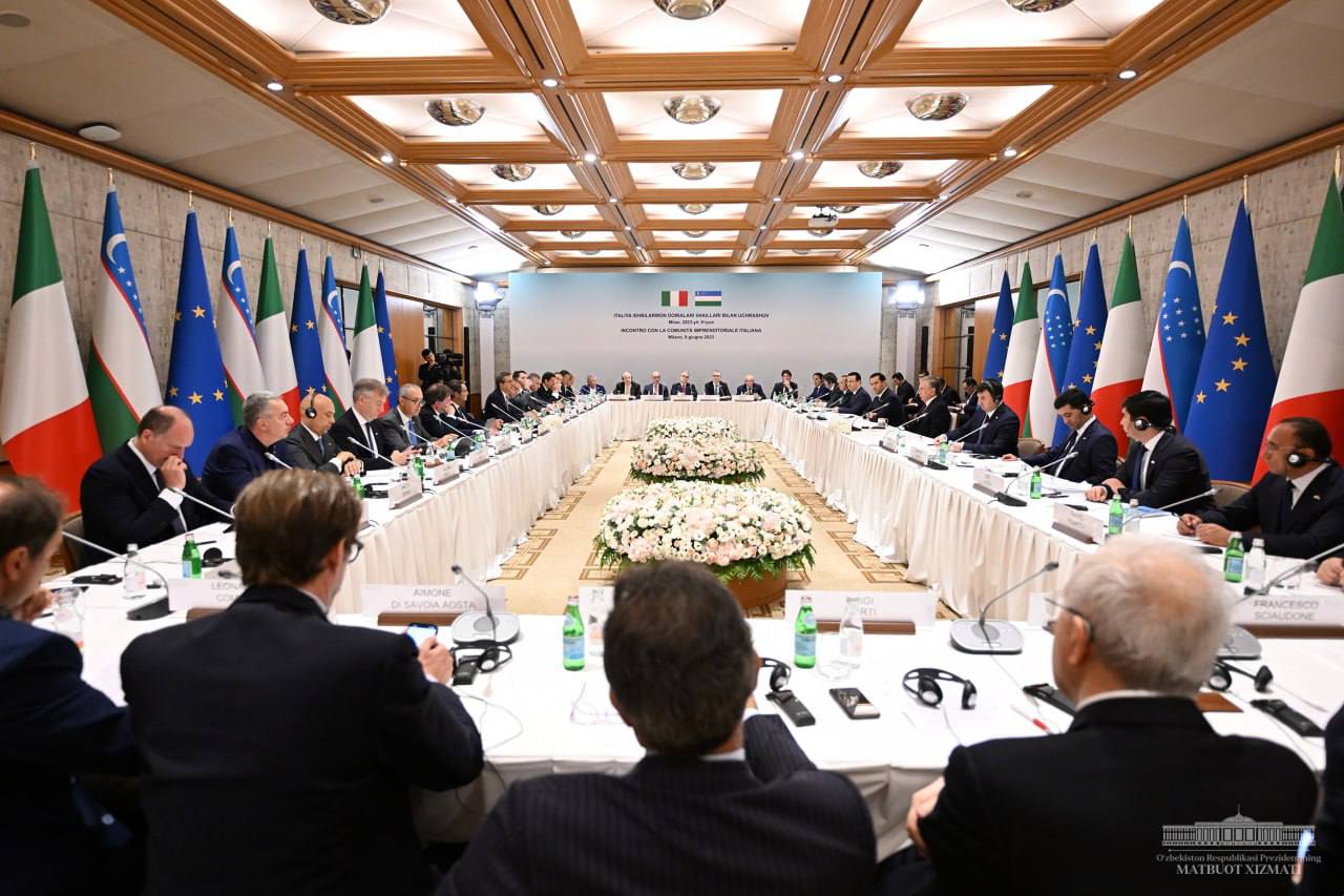 Узбекистан и Италия подписали соглашения более чем на €9 млрд