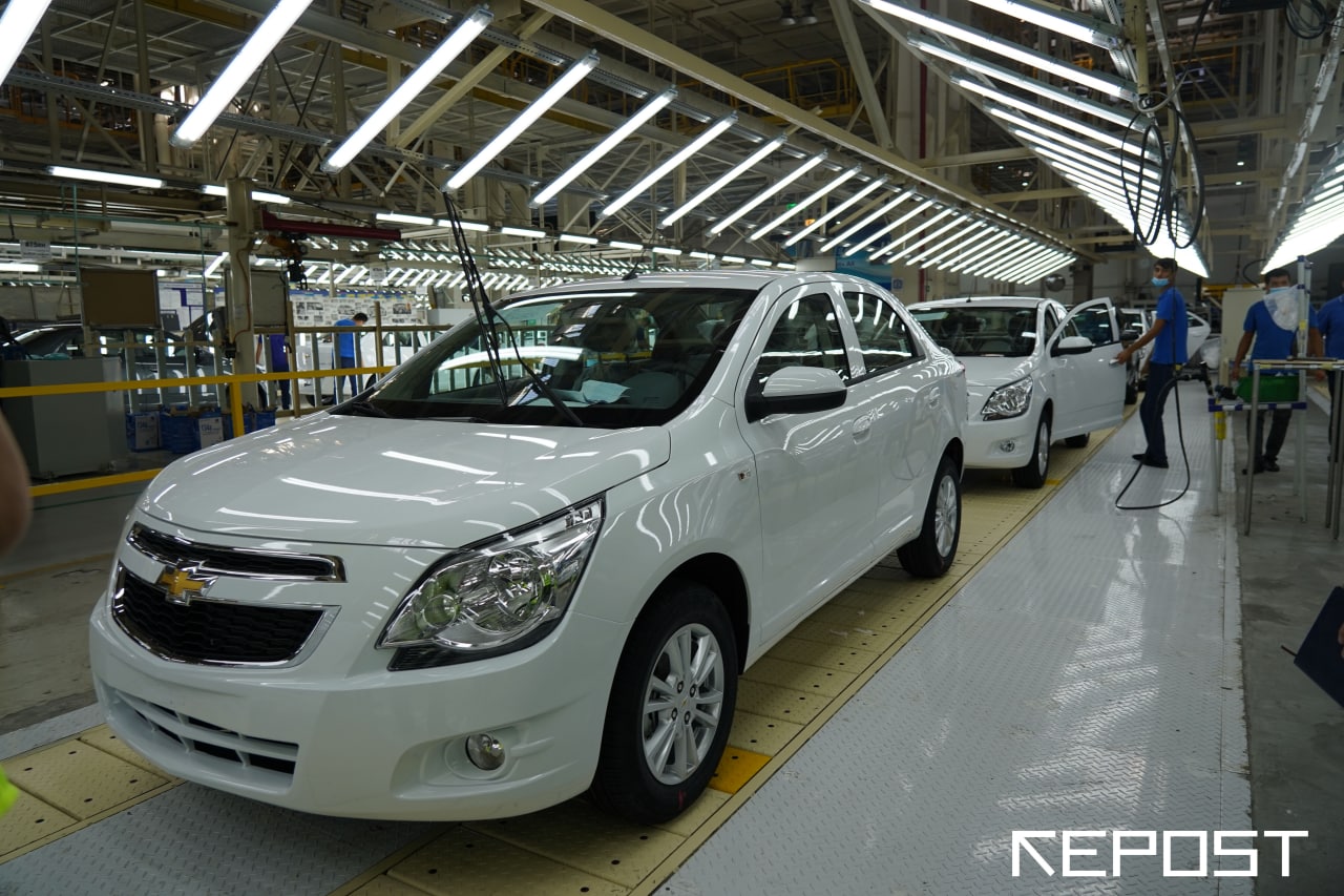 Gentra, Onix, Tracker — все модели уступают Chevrolet Cobalt в объеме производства в Узбекистане