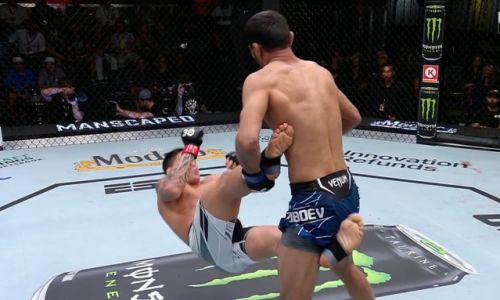 UFC: Нурсултан Рузибоев нокаутировал непобедимого Бруно Феррейру (видео)