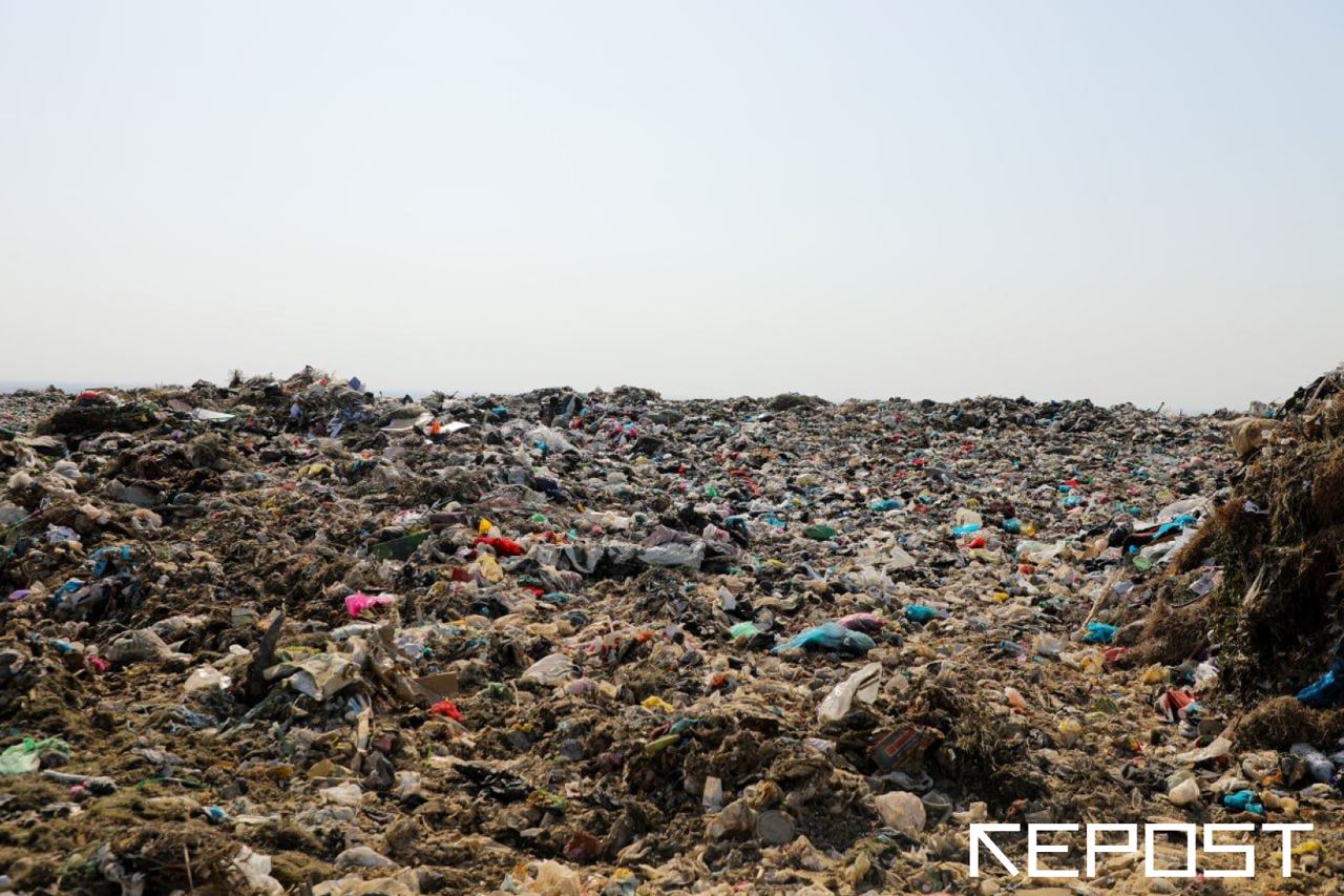 Ахангаранский мусорный полигон. Фото: Repost.uz
