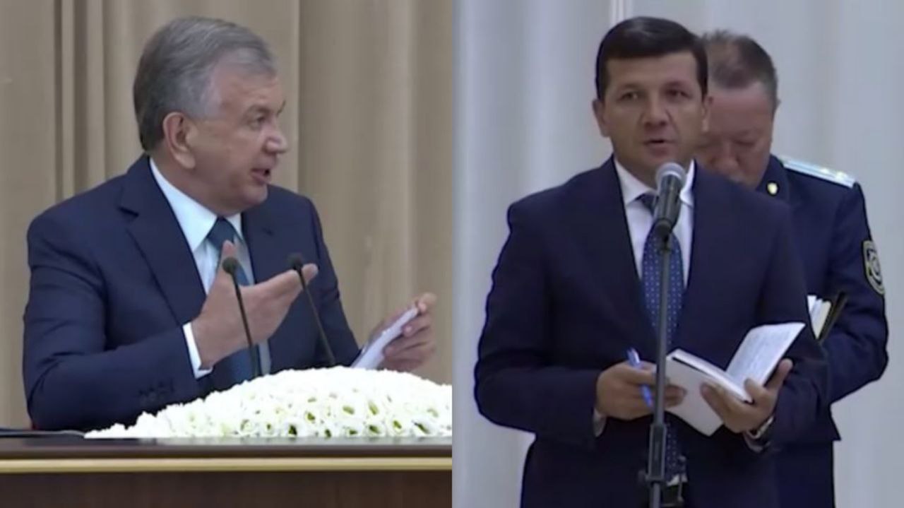 «Знай, ты не вернешься в Ташкент». Президент отчитал хокима Самарканда (видео)