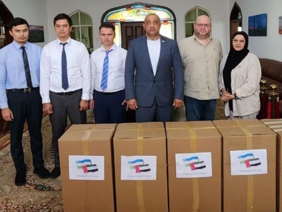 Из Дубая в Узбекистан направили гуманитарную помощь