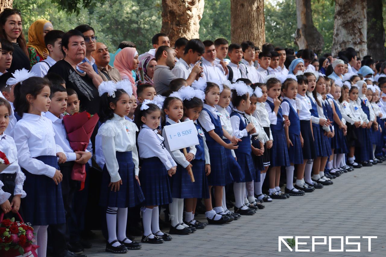 Школы Узбекистана приняли более 730 тысяч детей в первый класс