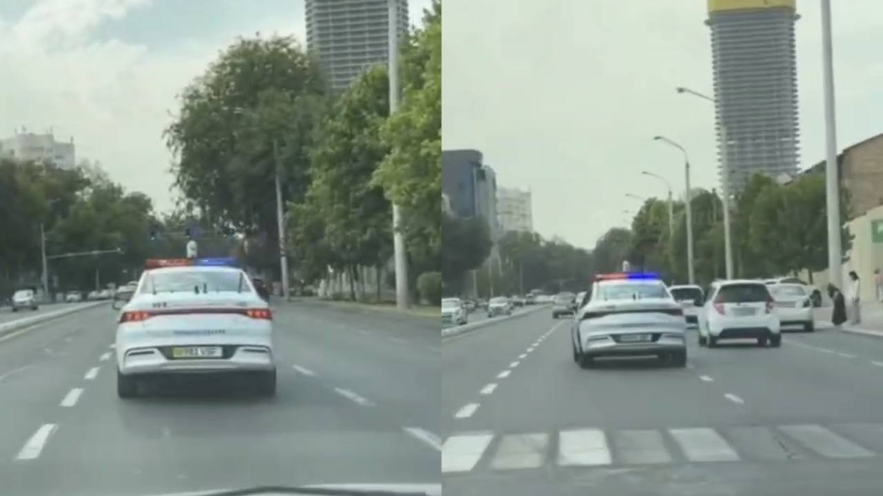Автомобили ДПС в Ташкенте начали оснащать новыми мультирадарами (видео)