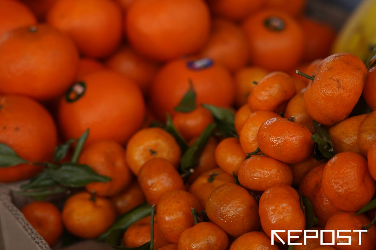 Эксперты зафиксировали снижение цен на мандарины в Узбекистане