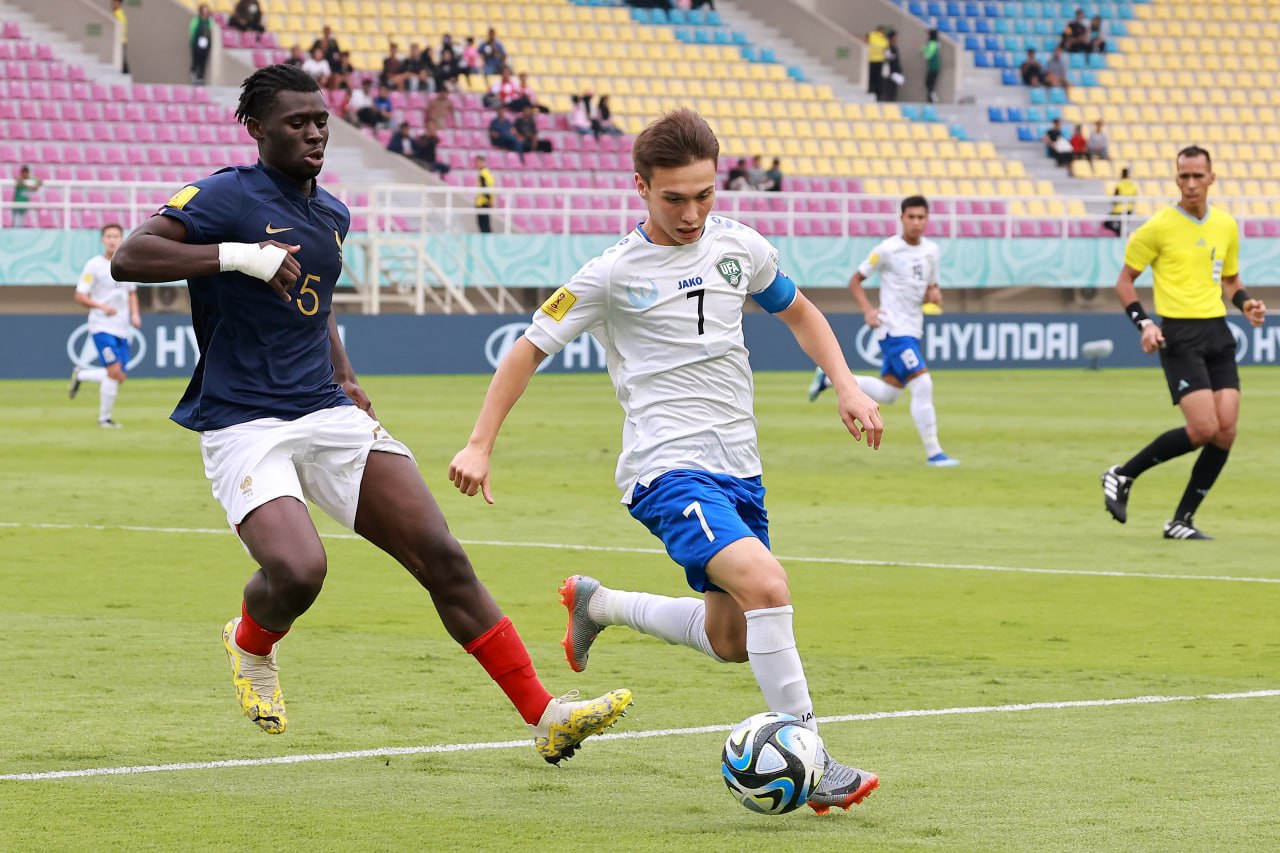 Узбекистан минимально уступил Франции в четвертьфинале ЧМ U-17