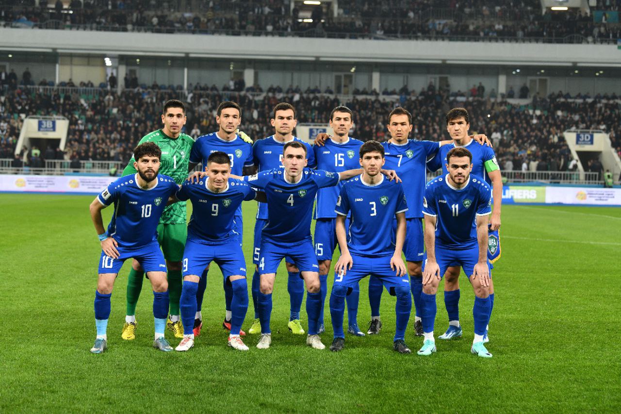 Сборная Узбекистана поднялась на пять позиций в рейтинге ФИФА