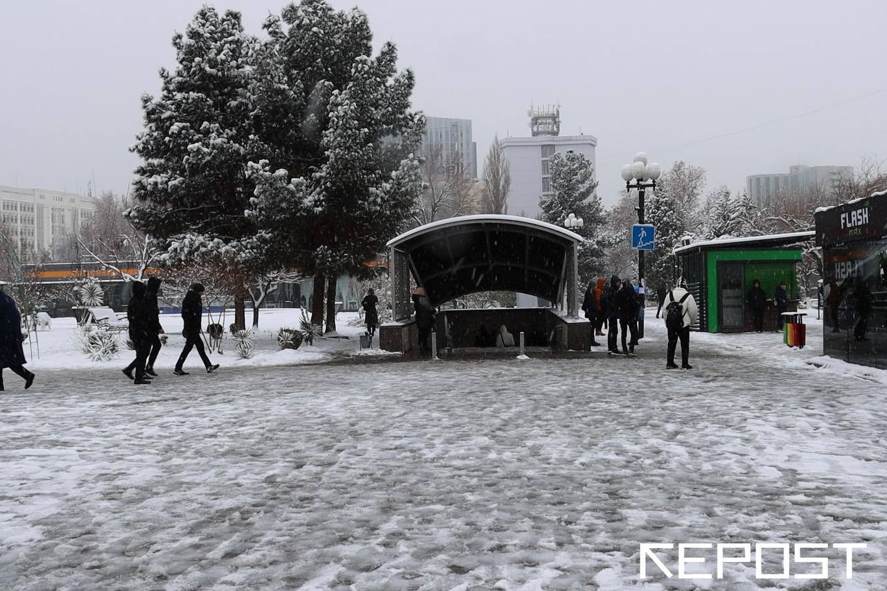 Узбекистанцам пообещали снег и похолодание до -17 градусов