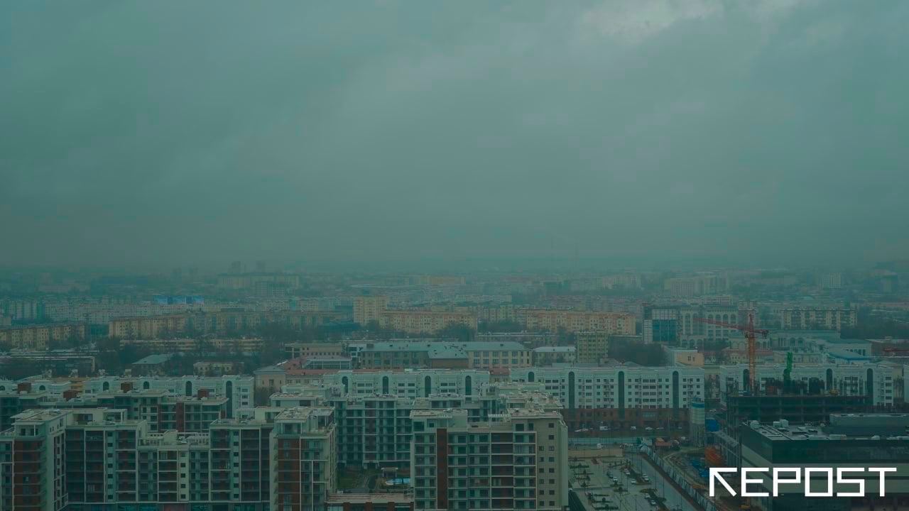 Воздух в Ташкенте на 29 декабря: уровень загрязнения превысил норму в 20 раз