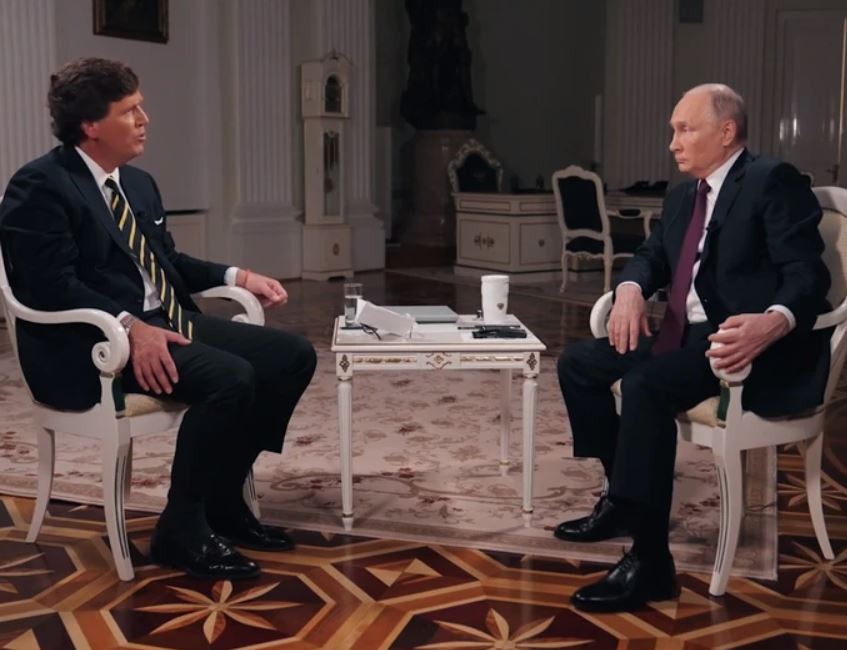 Война в Украине, нацизм и беседа с Зеленским: о чем говорили Путин и Карлсон 