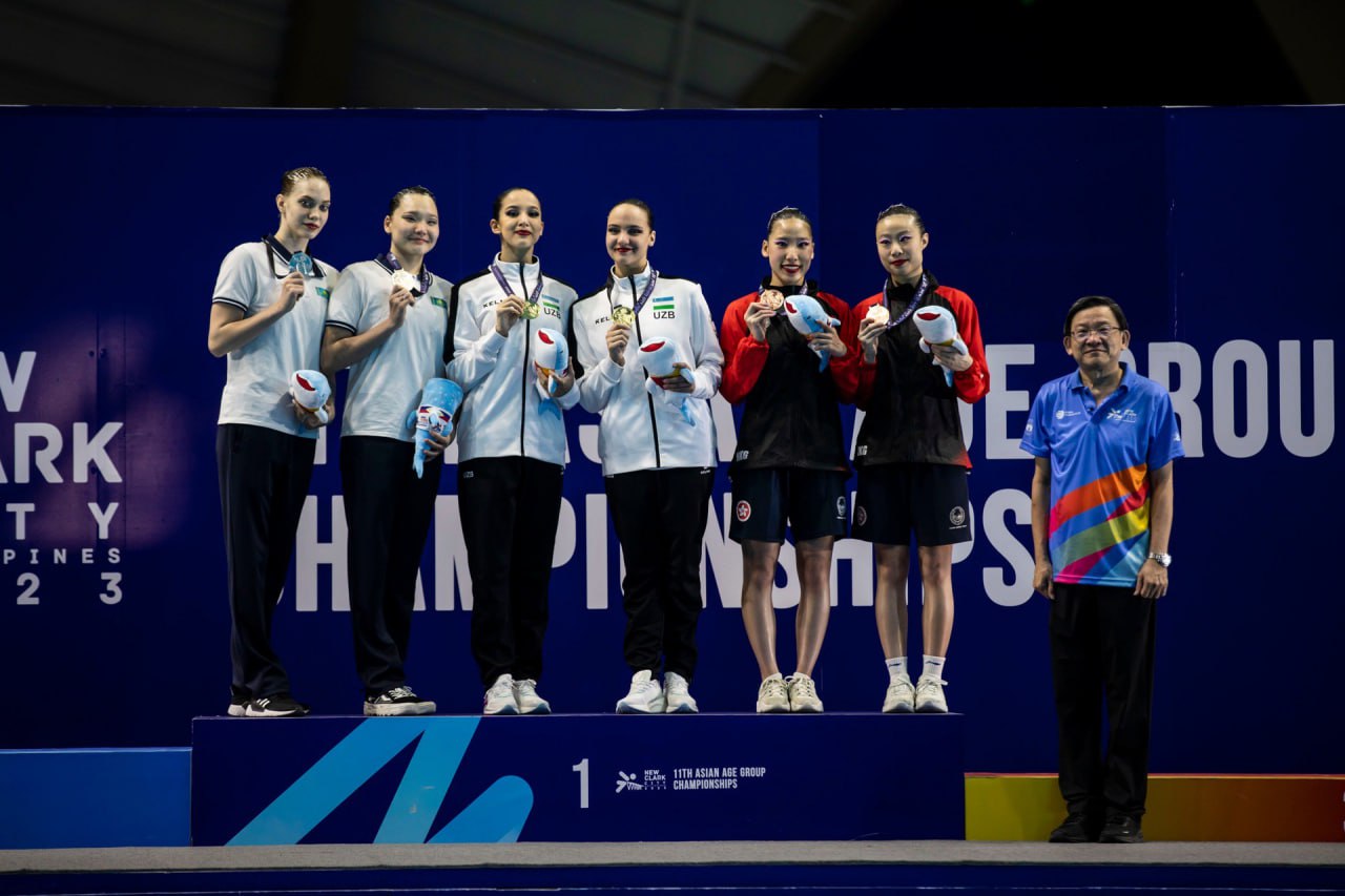 Узбекские синхронистки завоевали еще три медали на ЧА по водным видам спорта