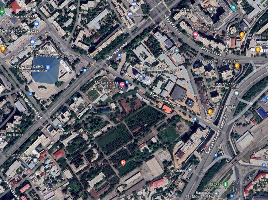 Одну из улиц Ташкента частично перекрыли на 10 дней