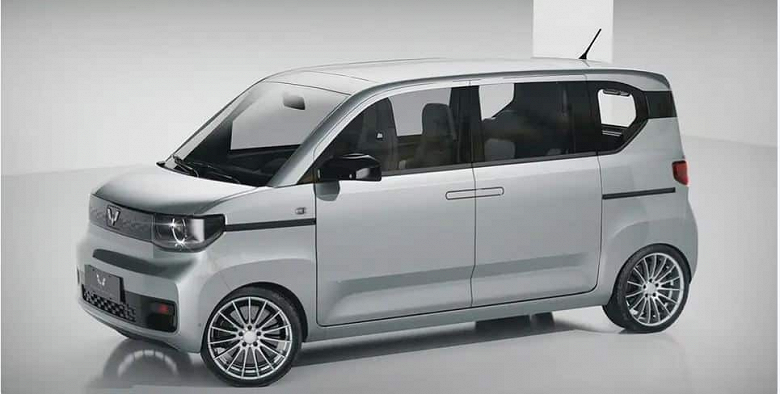 В сети показали живые фото Wuling Hongguang Plus