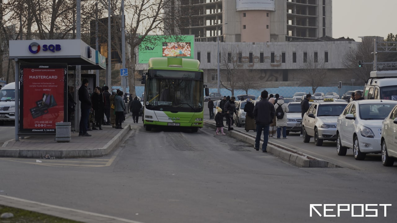 В Ташкенте пассажиров будут штрафовать за оплату проезда в автобусе наличными