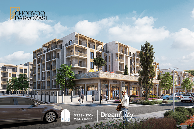 Dream city и НБУ предлагают выгодные условия покупки квартир в ЖК Chorvoq Darvozasi 