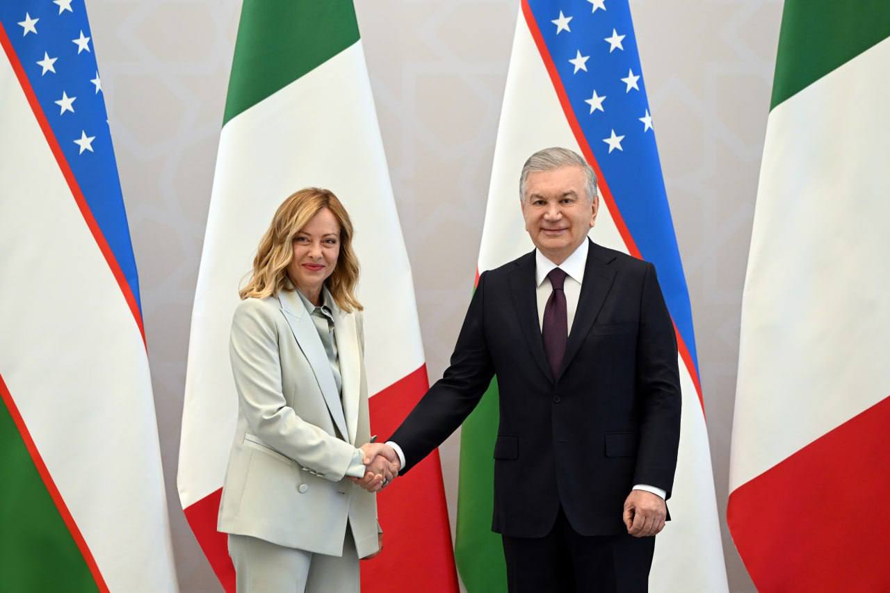 Шавкат Мирзиёев провел переговоры с премьером Италии