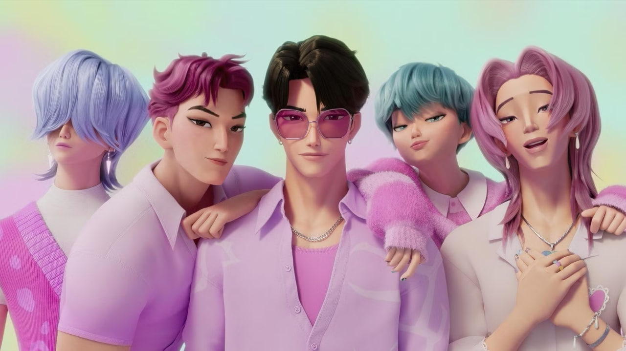 Анимационная K-pop-группа Saja Boys обошла BTS в Billboard
