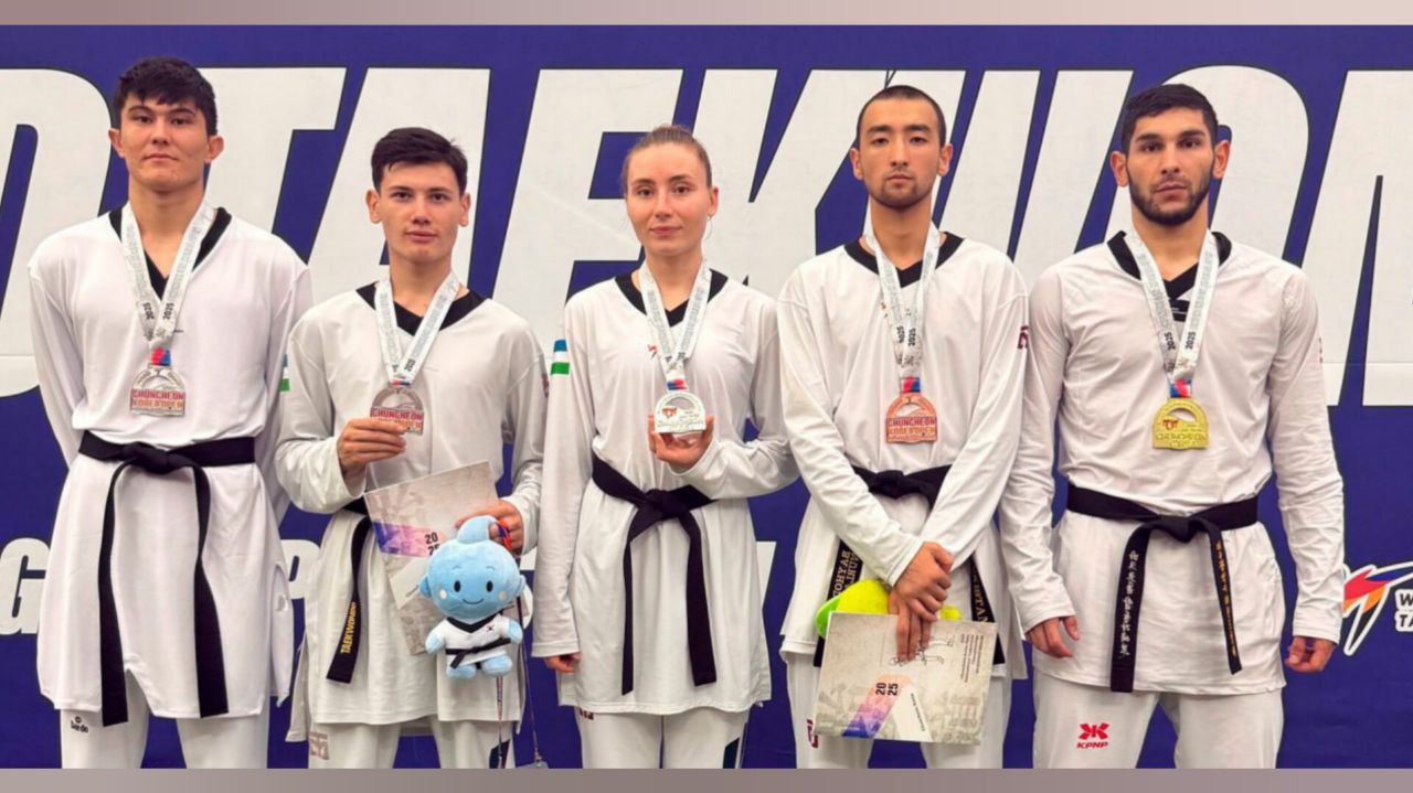 Узбекские таэквондисты завершили Korea Open с семью медалями