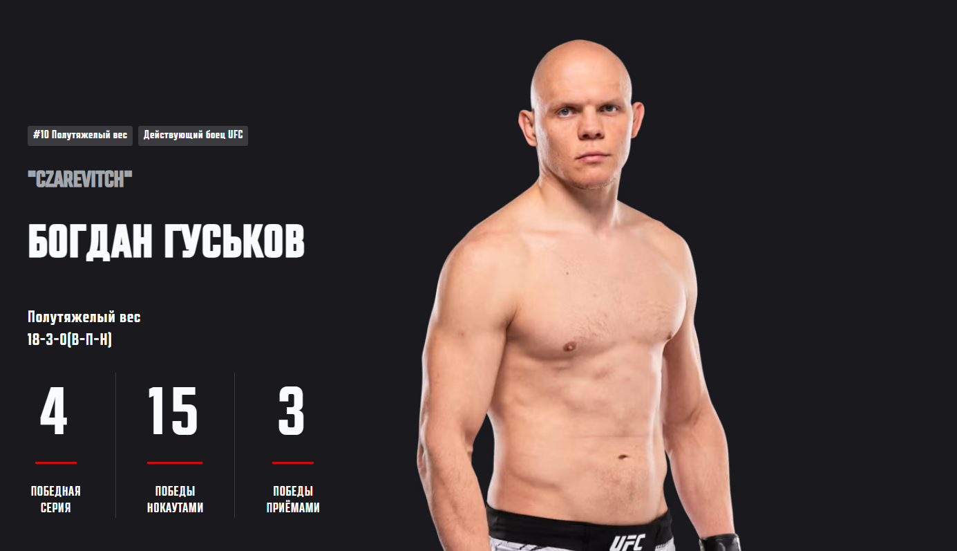Фото: UFC
