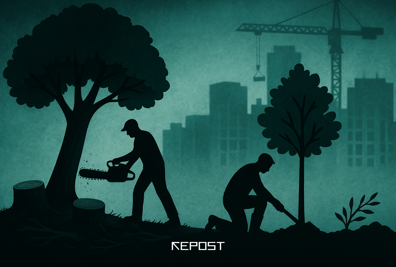 Вырубка деревьев - последние новости от команды Repost.uz