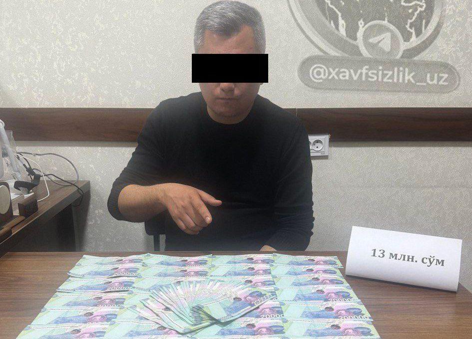 Toshkent viloyatida MIB xodimi 6 yilga qamaldi