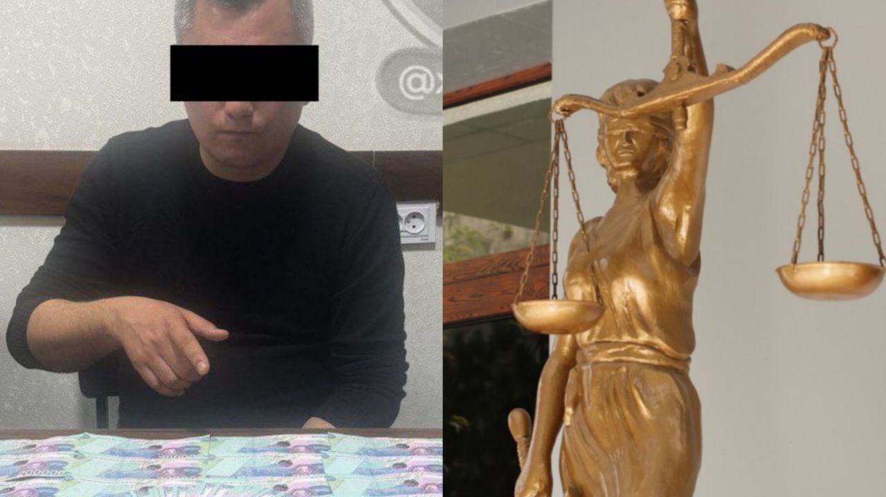 Обещал снять запрет на выезд: в Ташобласти осудили попавшегося на взятке сотрудника БПИ