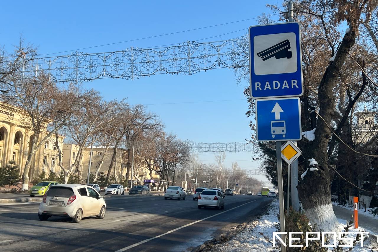 В Узбекистане утвердили перечень нарушений ПДД, фиксируемых камерами