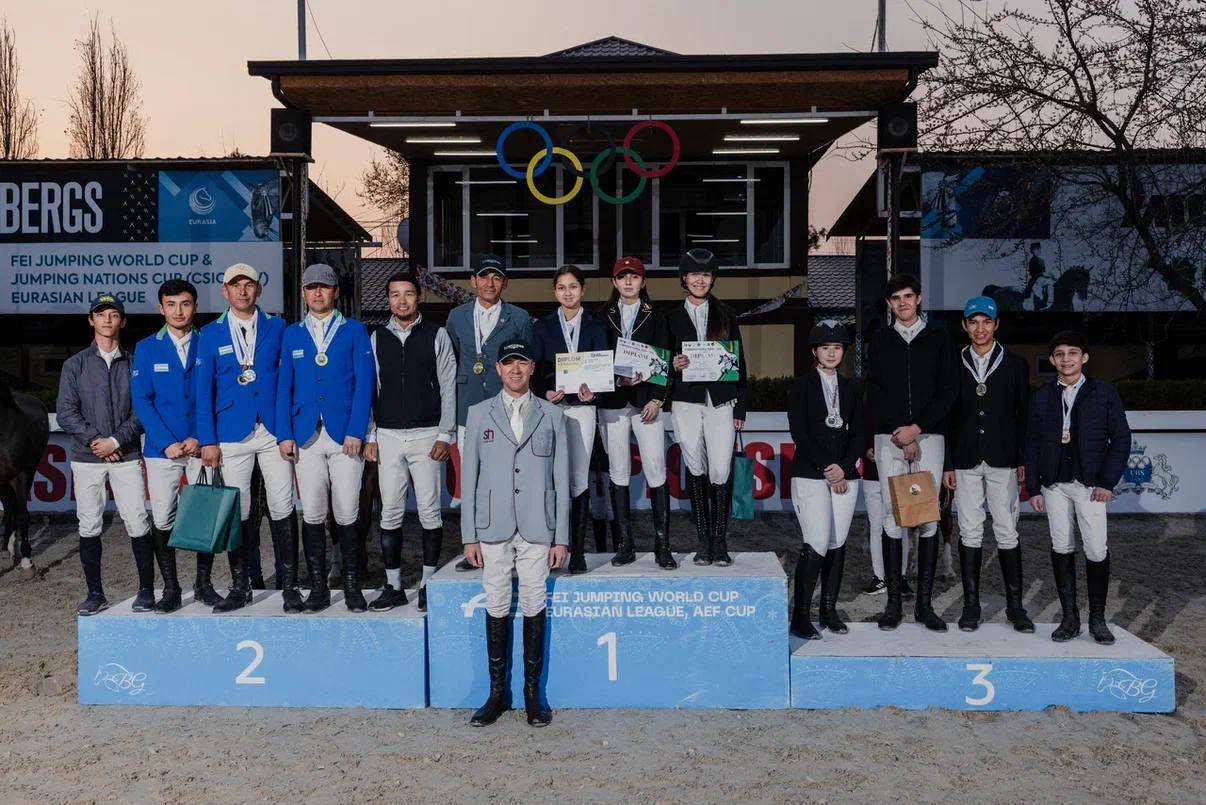 Определились призеры чемпионата Ташкента по конкуру