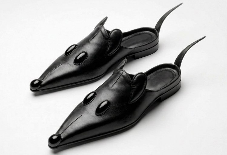 Александр Самохвалов и Хаски выпустят «крысоходы» — мюли с глазами, ушами и хвостом