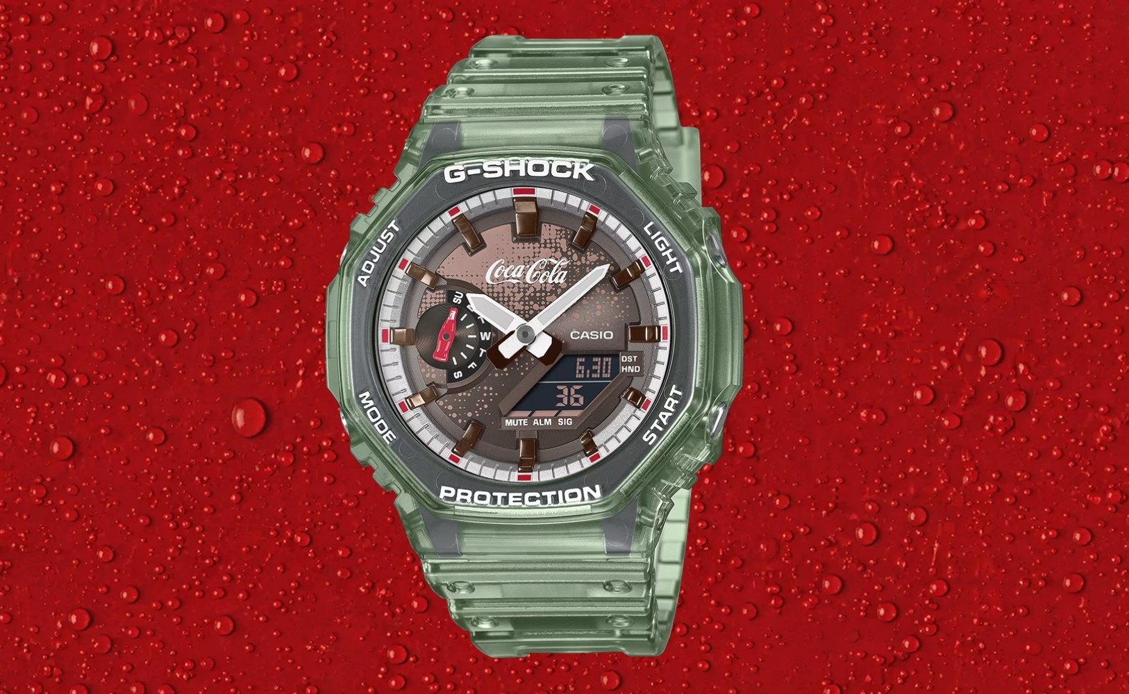 Casio выпустил G-Shock в честь 140-летия Coca-Cola
