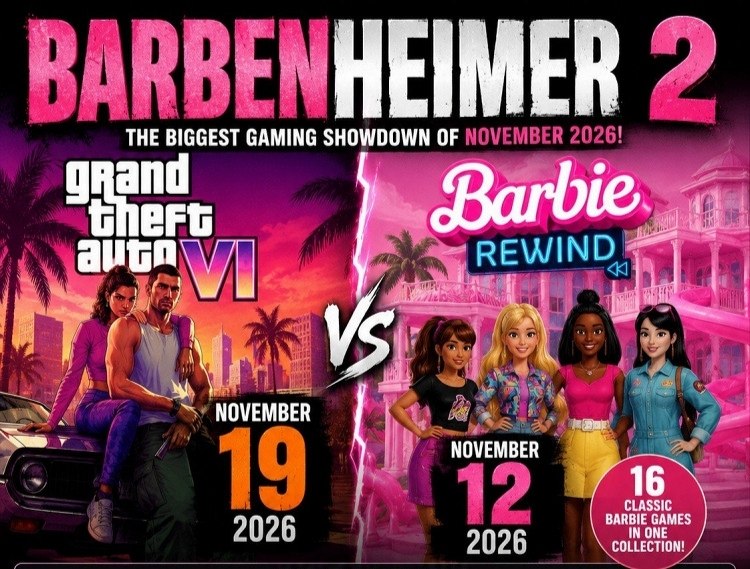 GTA 6 против Barbie Rewind: в игровой индустрии появился свой «Барбигеймер»