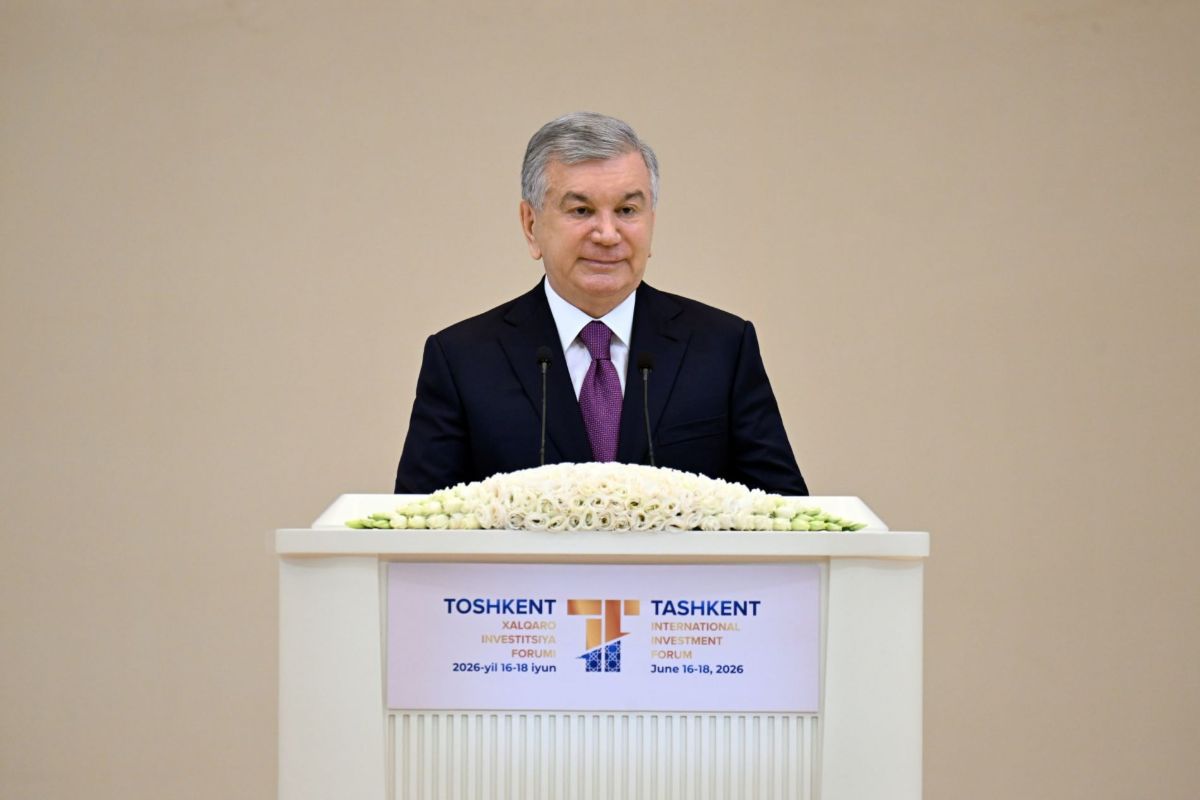 Шавкат Мирзиёев выступил на пятом Ташкентском международном инвестфоруме