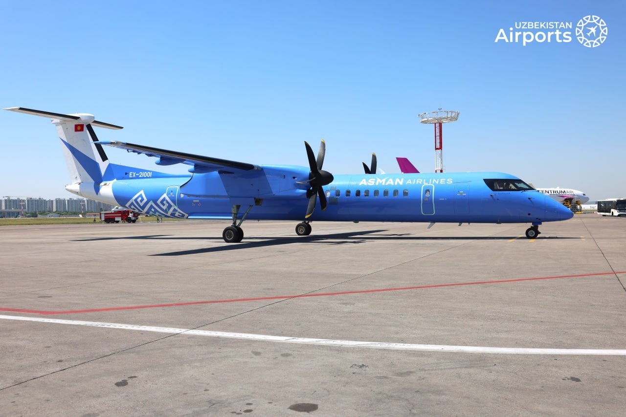 Asman Airlines Issiqko‘ldan Toshkentga to‘g‘ridan to‘g‘ri parvozlarni yo‘lga qo‘ydi