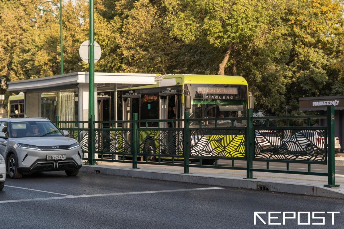 В Ташкенте приступили к строительству полосы BRT на улице Шахрисабз