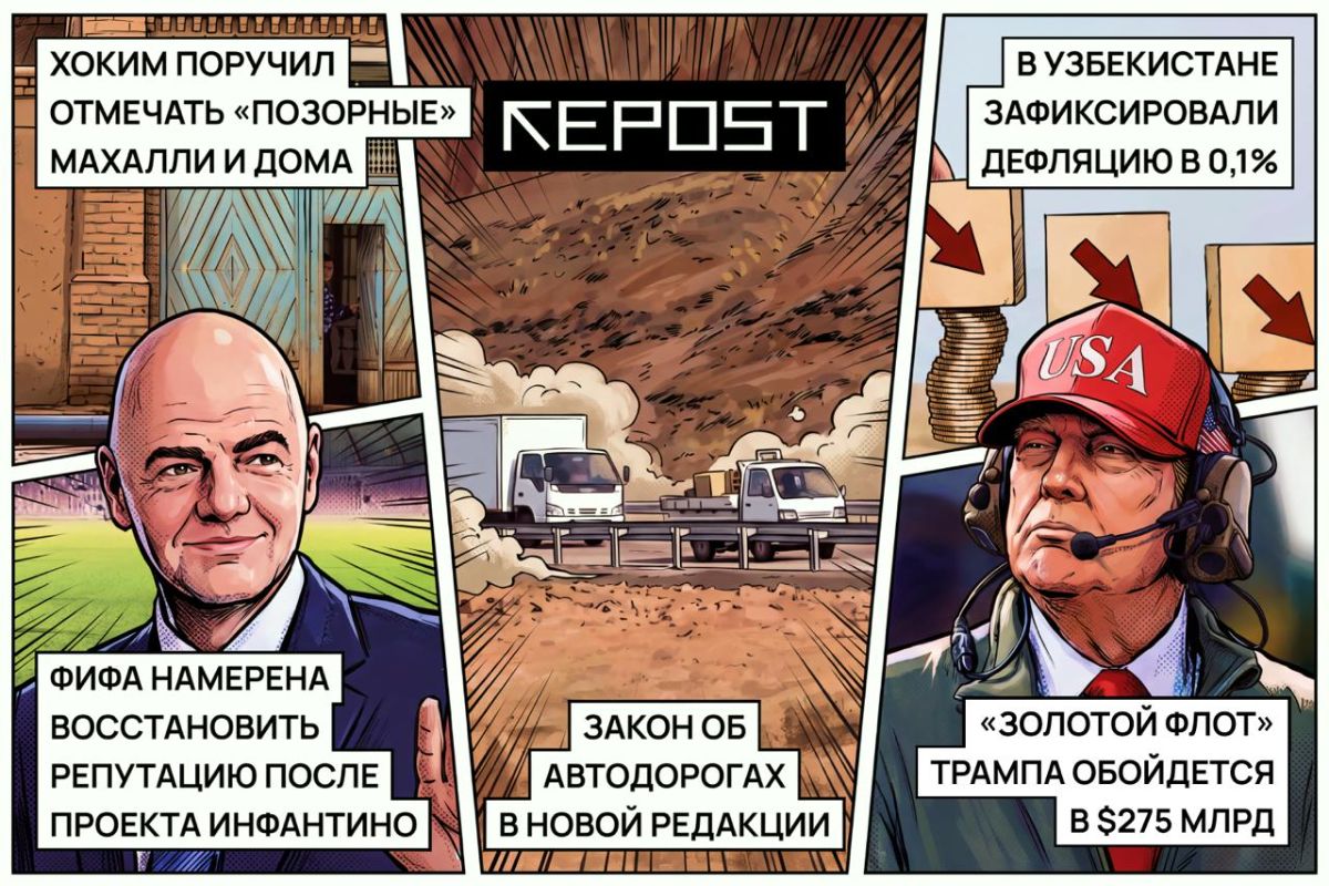 Подборка - последние новости от команды Repost.uz