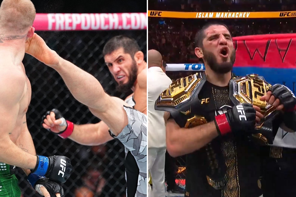 Махачев победил Гэрри и защитил титул чемпиона UFC в полусреднем весе