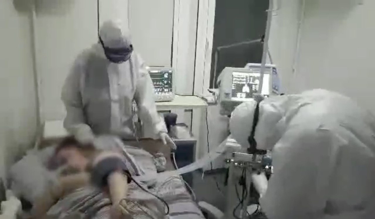 Минздрав опубликовал видео тяжелобольного пациента с коронавирусом