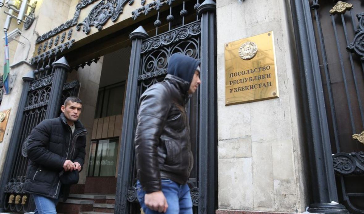 Московская полиция проверяет факты «минирования» посольства Узбекистана и дипмиссий других стран
