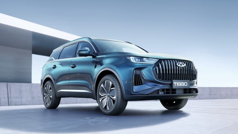 Chery показал гибридную модель Tiggo 7 Plus