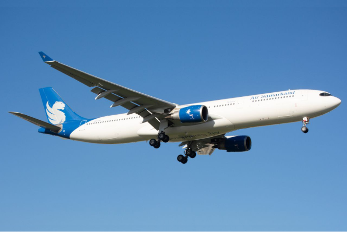 Авиакомпания Air Samarkand успешно выполнила первый пассажирский рейс