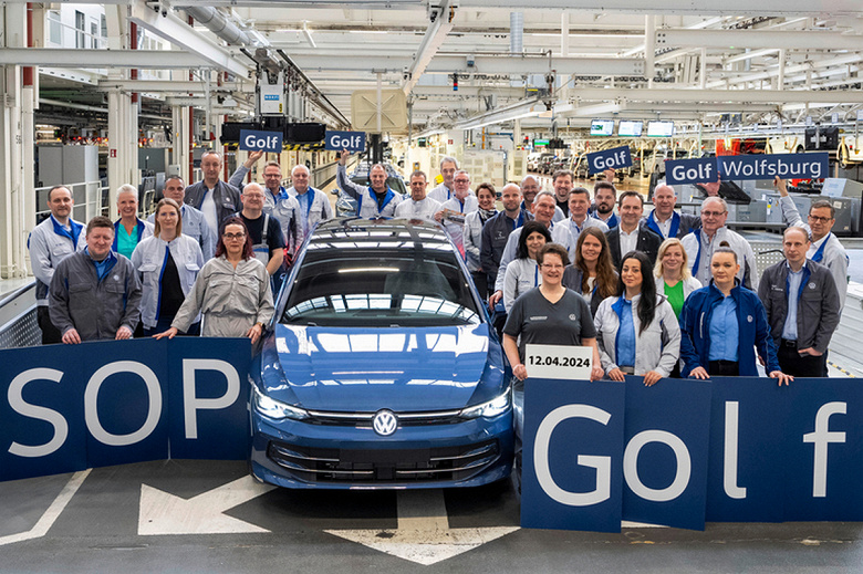 Volkswagen запустил производство новешйего Golf