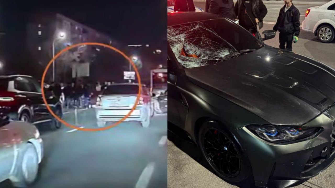 В Ташкенте BMW M4 сбил инспектора ДПС: за рулем авто находился школьник