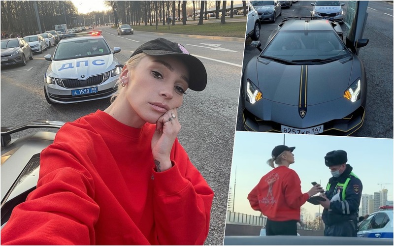 У Анастасии Ивлеевой конфисковали ее Lamborghini