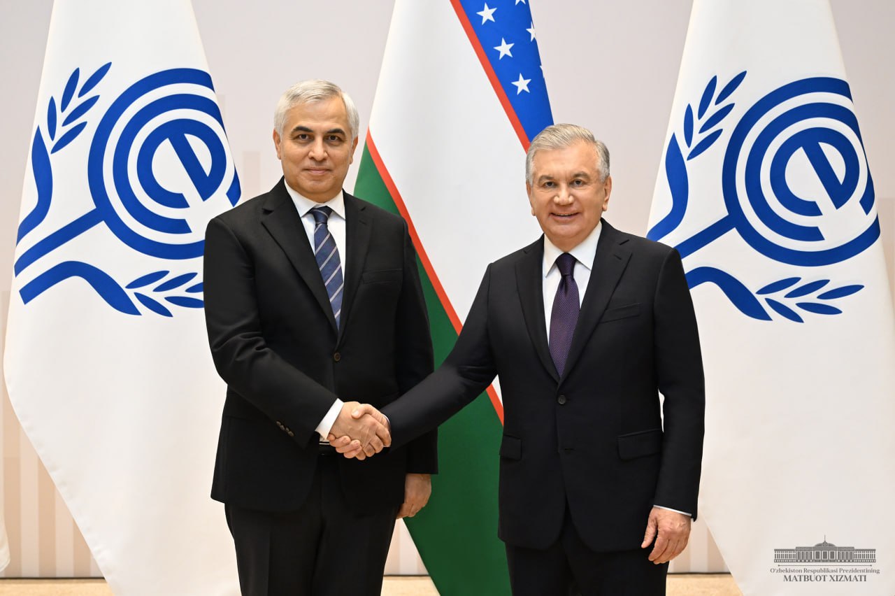 Президент Узбекистана встретился с генсеком ОЭС и премьером Пакистана