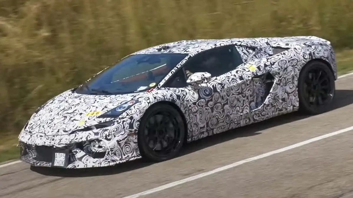 Преемник Lamborghini Huracan получил очень агрессивный звук